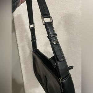 Faux leather purse